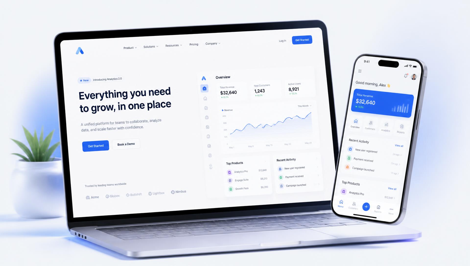 Example of a professional small business website designed and delivered in 24 hours by Launch24